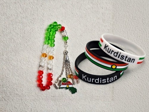Kurdistan prayer beads x2 - beads, +