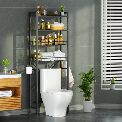 Capri tier over toilet - over,