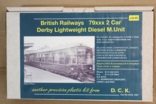 DC KITS DCK KIT BUILT BR CLASS 79 DERBY LIGHTWEIGHT DMU LOCOMOTIVE 2 CAR SET om