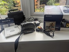 Sony Handycam DCR-DVD105E Handheld Mini DVD Camcorder Silver