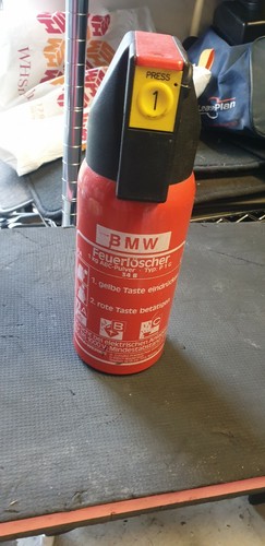 Bmw fire extinguisher - fire, e36