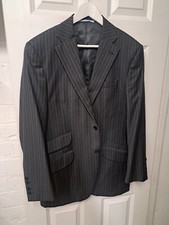 Hackett Grey Chalk Stripe Suit