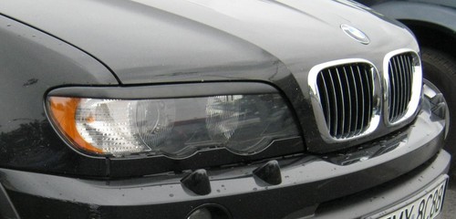 Eyebrows bmw e53 headlight - bmw,