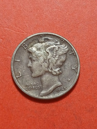 1945 usa mercury dime coin - usa,