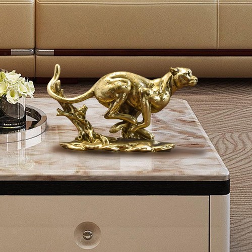 Small leopard statue - small,