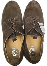 H by Hudson Men'sBrown Suede Shoes Size 10 Lace Up New Without Box