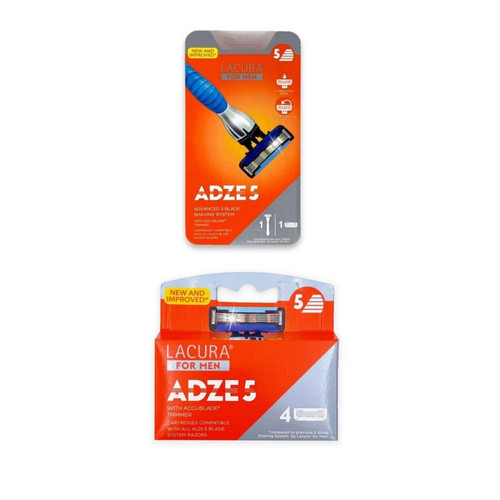 Lacura men handle and razor - 5,