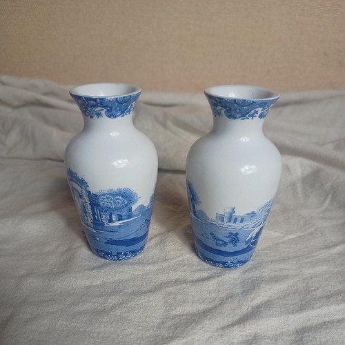 Pair spode blue - spode,