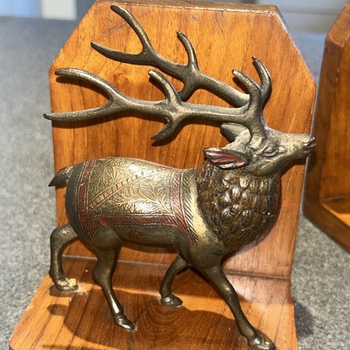Pair vintage bookends cast
