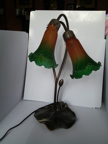 Double tiffany style pond - tiffany,