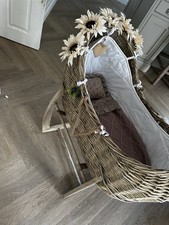 Wicker Moses Basket Customised
