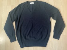 Soft Goat Womens Cashmere Navy Blue V Neck Jumper Size L Never Worn