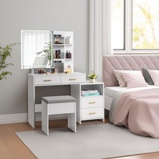 Large White Dressing Table