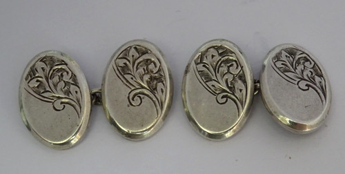 Pair chester hallmarked - pair,