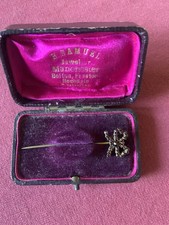 Vintage Red Coloured Faux Leather Push Button Jewellery Box – H Samuel