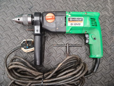 Hitachi DRV-13VB corded dual variable speed percussion drill, 240V, 460W.