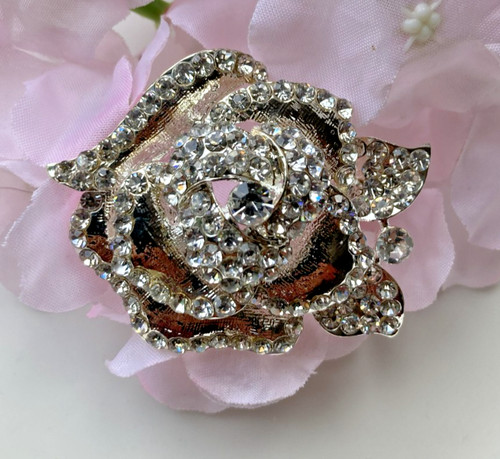 Silver tone cut out - silver, layed