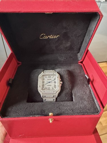 Cartier santos silver - cartier,