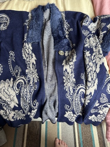 Women blue white floral - women’s,