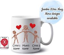 Personalised Jumbo 20oz Mummy