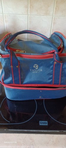 Two taylor lawn bowls and - two,
