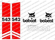 BOBCAT 543 SKID STEER DECAL STICKER SET