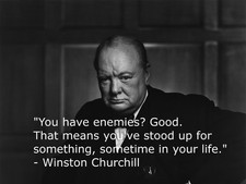 WINSTON CHURCHILL 1 A3 Poster