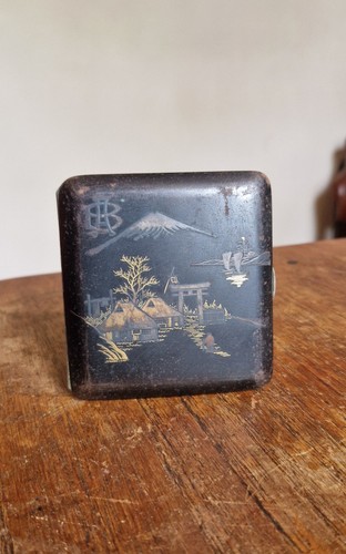 Vintage damascene cigarette - vintage,