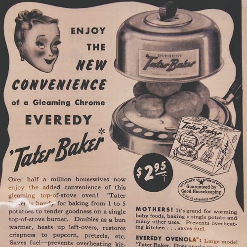 1950 tater baker everedy - tater,