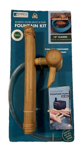 Bamboo accents water garden - bamboo,