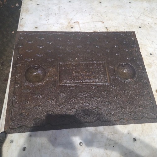 Cast iron manhole drain cover - manhole,