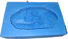 Garden Plaque Silicone Mould Fairy Kneeling On Mushroom Rememberance