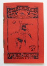 ARSENAL v SUNDERLAND 1925/1926