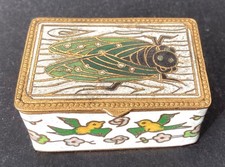 ENAMELLED HINGED BEE LID BIRD