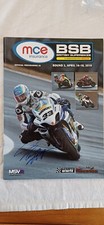 Signed Tommy Hill BSB Program 2010 Thruxton