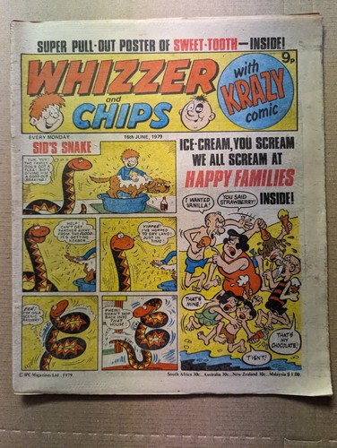 Whizzer and chips comic - comic,, 16th