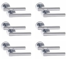 Straight T-Bar Polished Chrome