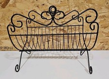 Magazine Rack Black Metal