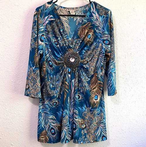Seventh avenue tunic top l - avenue,