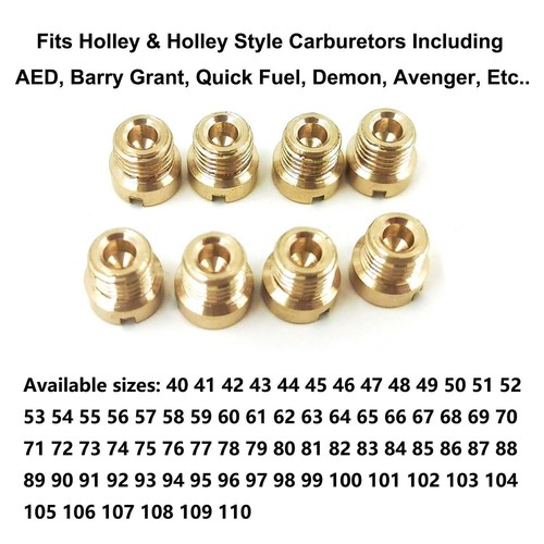 Holley carburetor main - main, jets