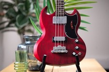 2013 Gibson USA SG Bass Worn Cherry Red