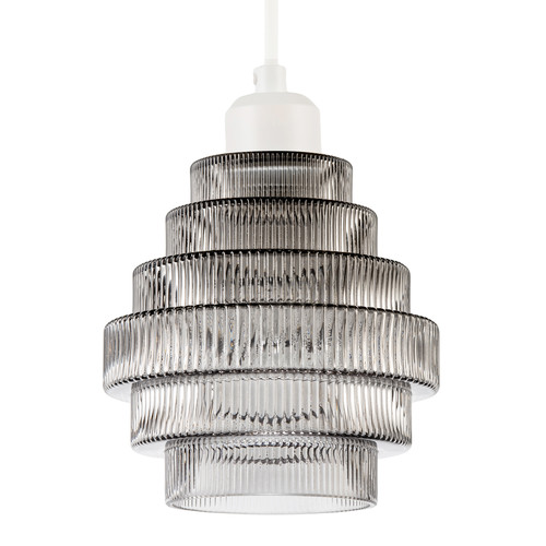 Tiered stepped design smoked - tiered,