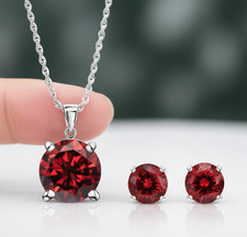 925 Sterling Silver Crystal