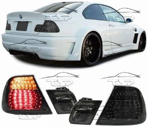 Rear led tail lights - led, smoke