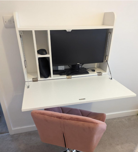 Wall folding table drop - drop, leaf