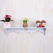 White heart shaped wall - white,
