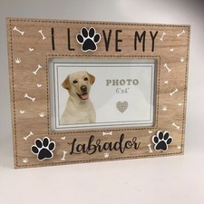 Labrador picture frame wooden