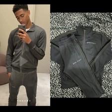 RARE Palm Angels Tracksuit GREY DYED WITH PURPLE TINTS SIZE LARGE