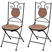 Bistro Chair Terracotta Set of