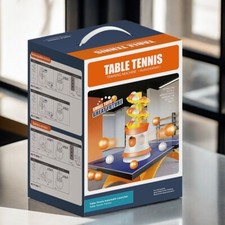 Electric Table Tennis Trainer - Remote Control Ping Pong Ball Launcher